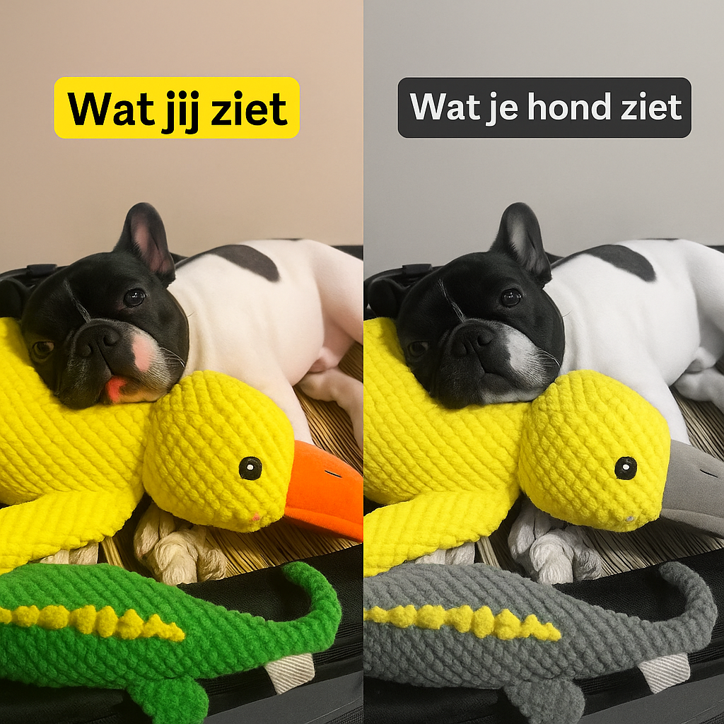 🐶 PawsyTech™ TroostEend Kalmerende Knuffel