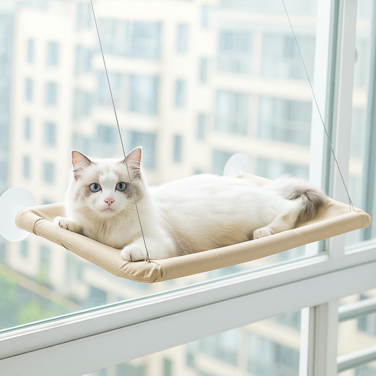 🐾 PawsyTech™ Venster Kattenhangmat.