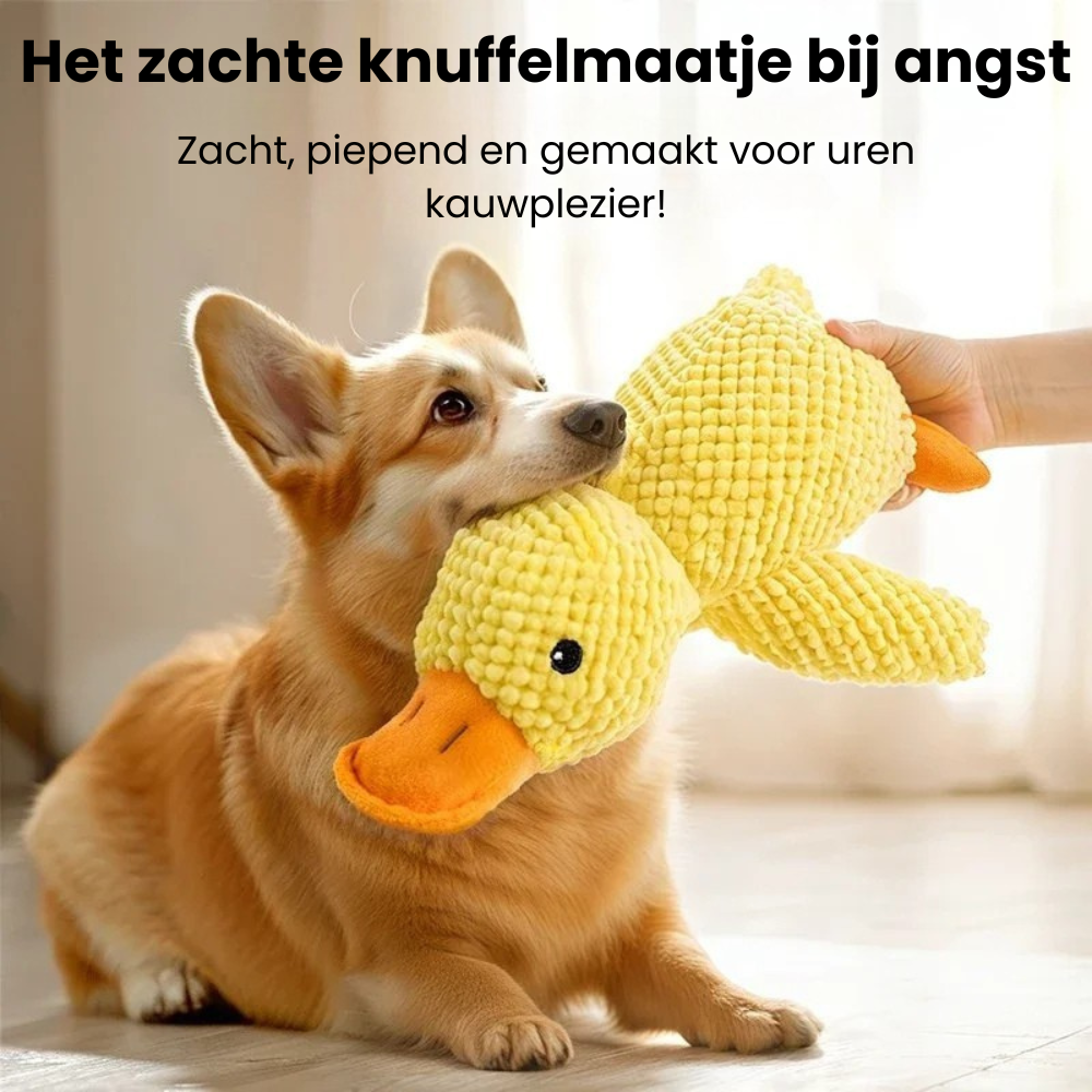🐶 PawsyTech™ TroostEend Kalmerende Knuffel