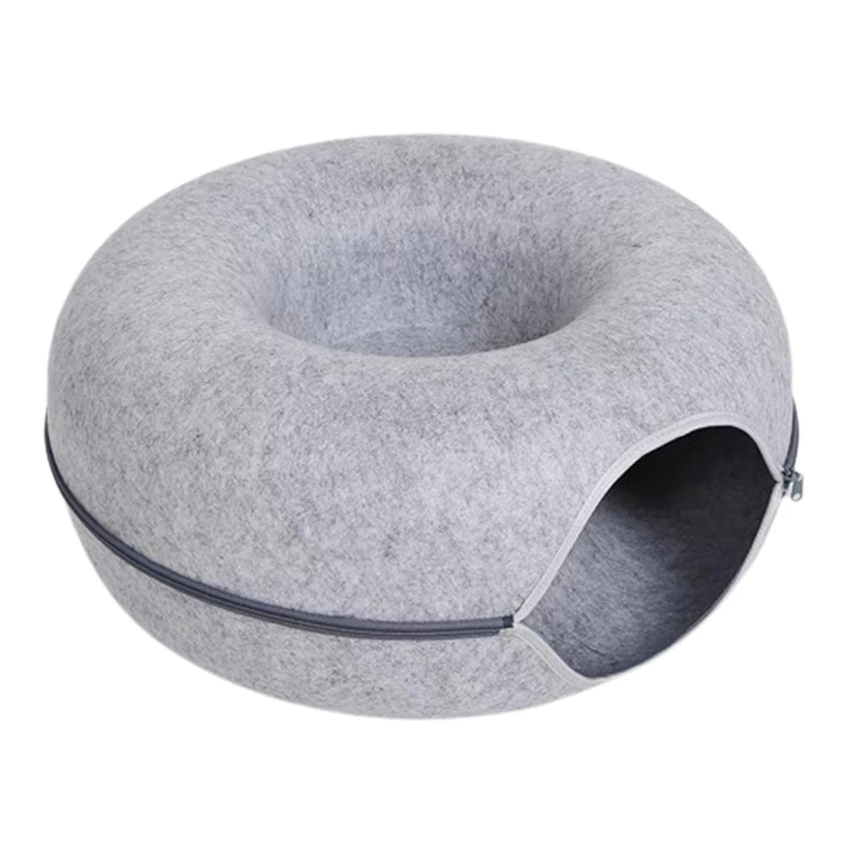 🐾 PawsyTech™ 2-in-1  Donut Kattenhuis