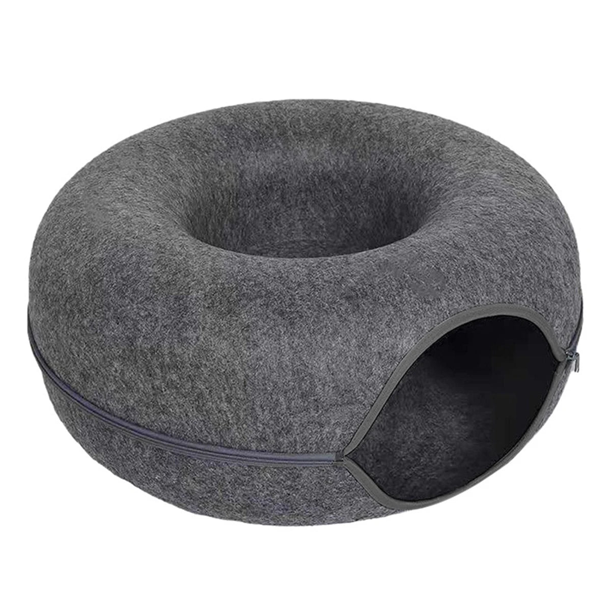 🐾 PawsyTech™ 2-in-1  Donut Kattenhuis