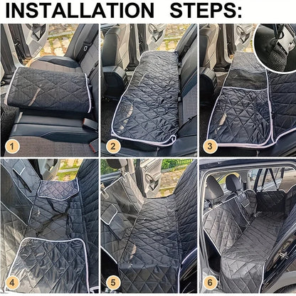 🚗 PawsyTech™ Waterdichte Honden Auto Achterbank Cover