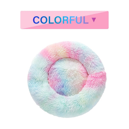 💤 PawsyTech™ Fluffy Donut Hondenbed.