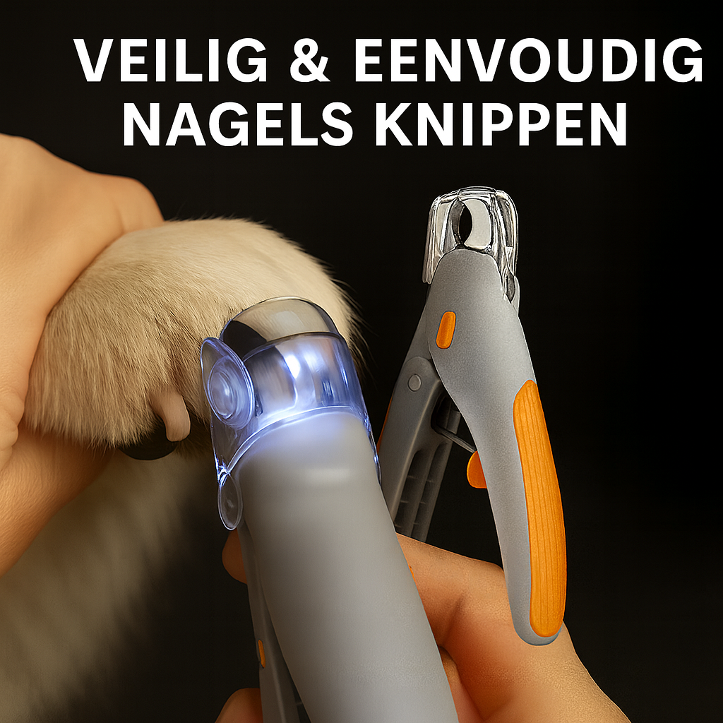 ✂️ LED Huisdier Nagelknipper  Veilig & Makkelijker Nagels Knippen